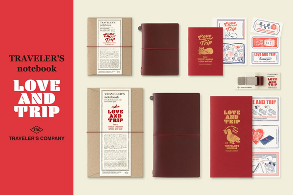 Traveler's Notebook Love & Trip 2025 Limited Edition