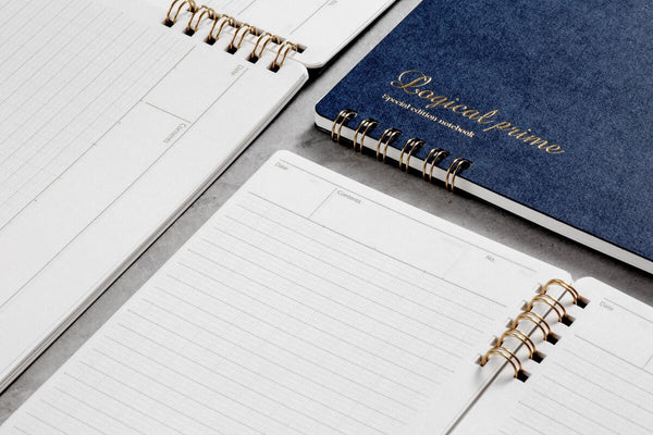 Logical Prime Ring Notebook | Lined 6mm {multiple sizes}