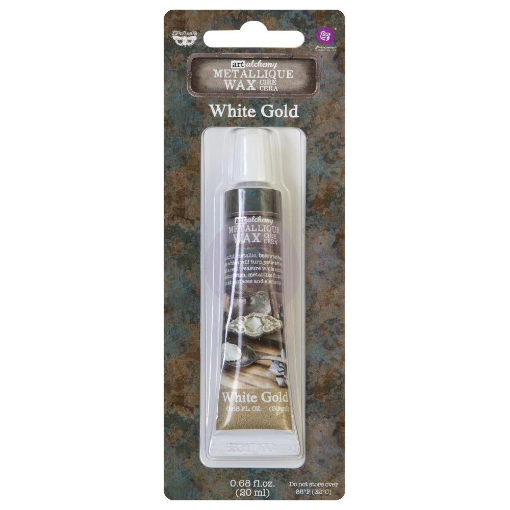 White Gold Art Alchemy Metallique Wax | Finnabair