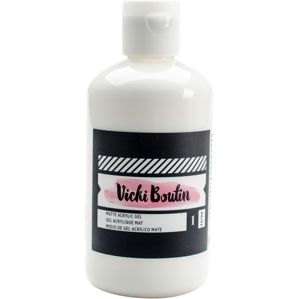 White Matte Mixed Media Acrylic Gel | Vicki Boutin