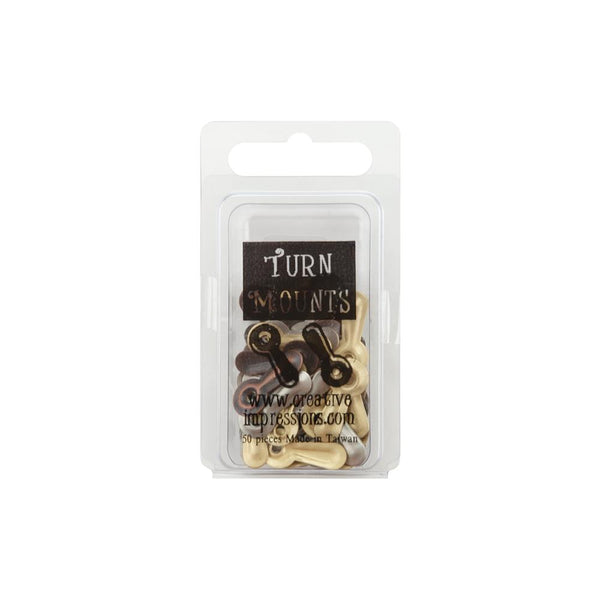 Metal Turn Mounts | Assorted {50/pk}