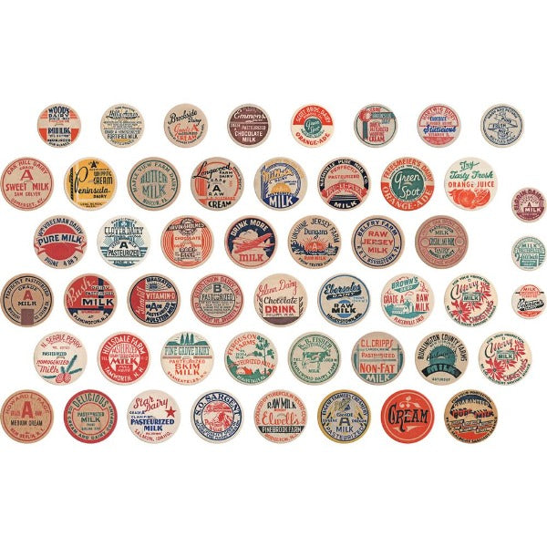 Chipboard Milk Caps | idea-ology