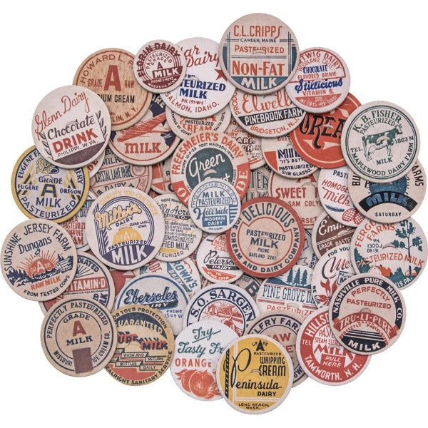 Chipboard Milk Caps | idea-ology