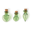 Fancy Green Mini Bottles