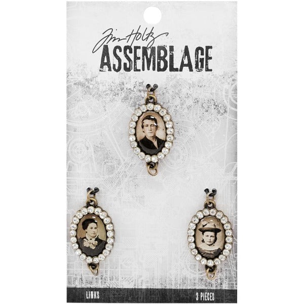 Jeweled Photo Links | Assemblage
