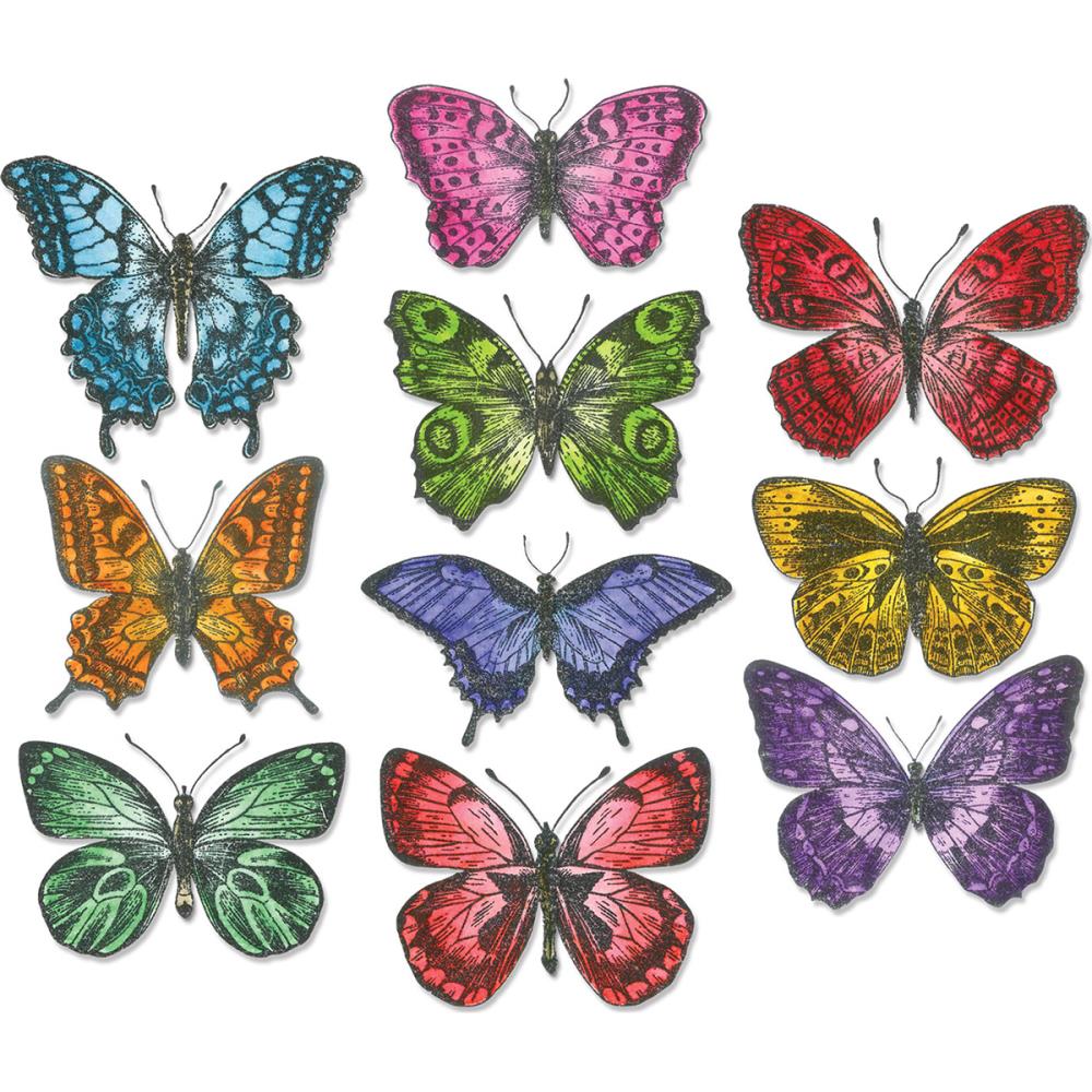 Flutter By Thinlits Die Set | Tim Holtz
