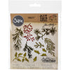 Mini Holiday Greens Thinlits Die Set | Tim Holtz