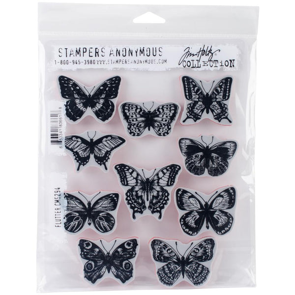 Flutter Cling Stamp Set | Tim Holtz