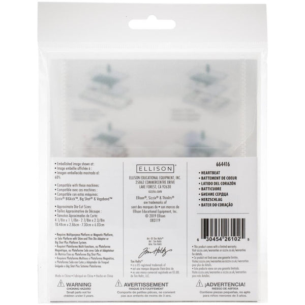 Heartbeat Thinlits Die Set | Tim Holtz
