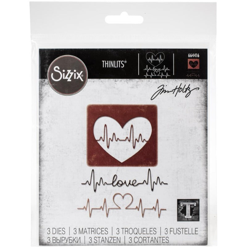 Heartbeat Thinlits Die Set | Tim Holtz
