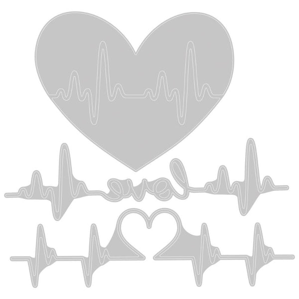 Heartbeat Thinlits Die Set | Tim Holtz