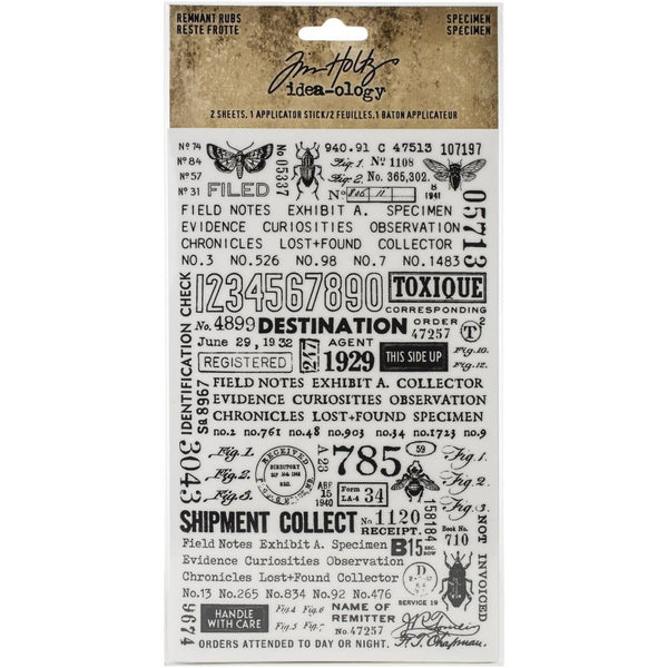 Specimen Remnant Rubs | idea-ology