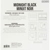 Midnight Black 12x12 Textured Cardstock