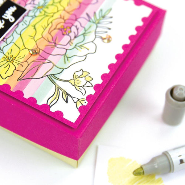 Lemon Drizzle Glitter Marker