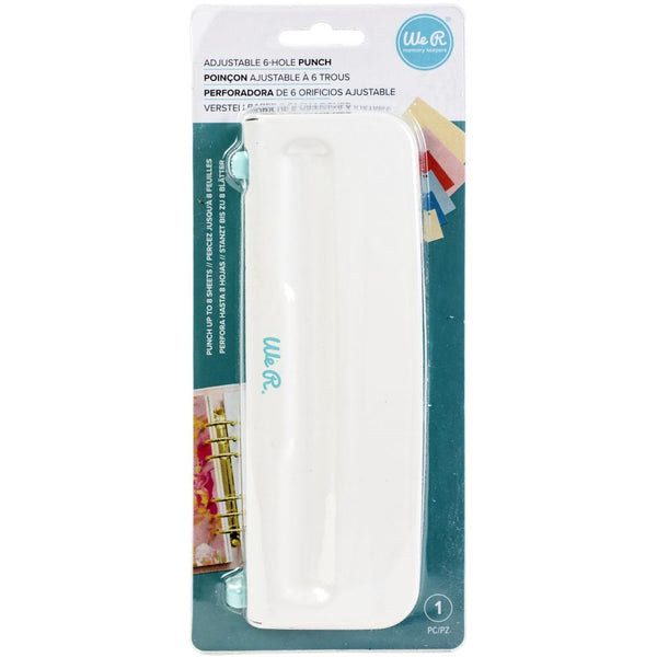 Adjustable 6-Hole Planner Punch