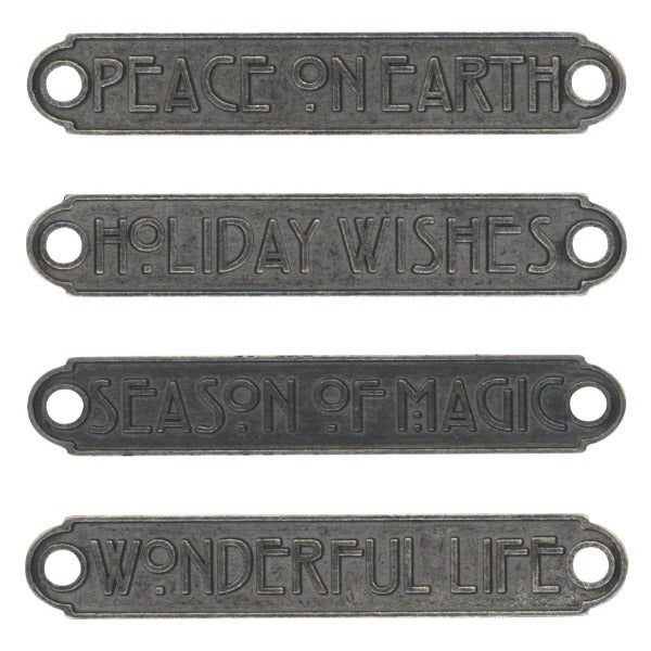 Metal Word Plaques {Christmas 2022} | idea-ology