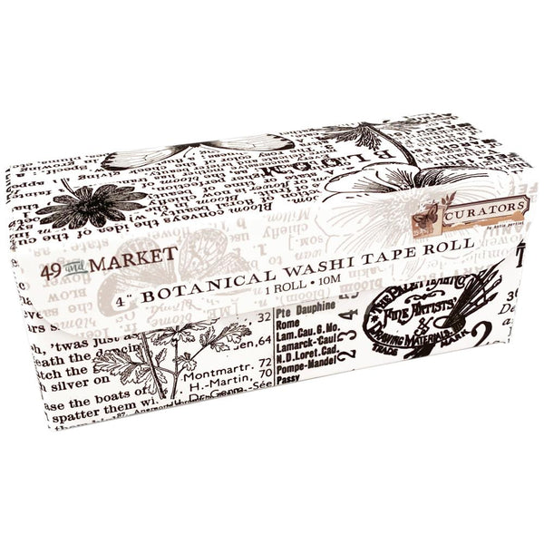 Botanical 4" Washi Tape Roll | Curators