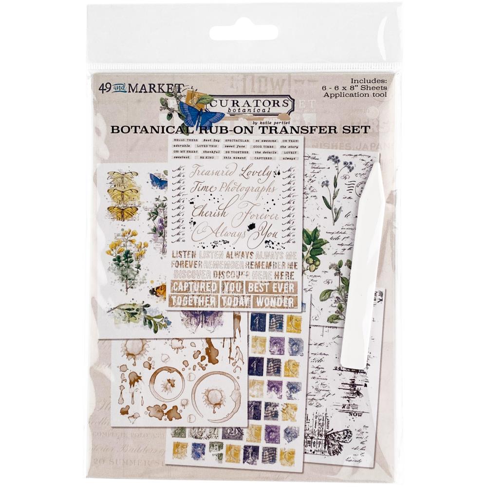 Curators Botanical 6x8 Rub-Ons