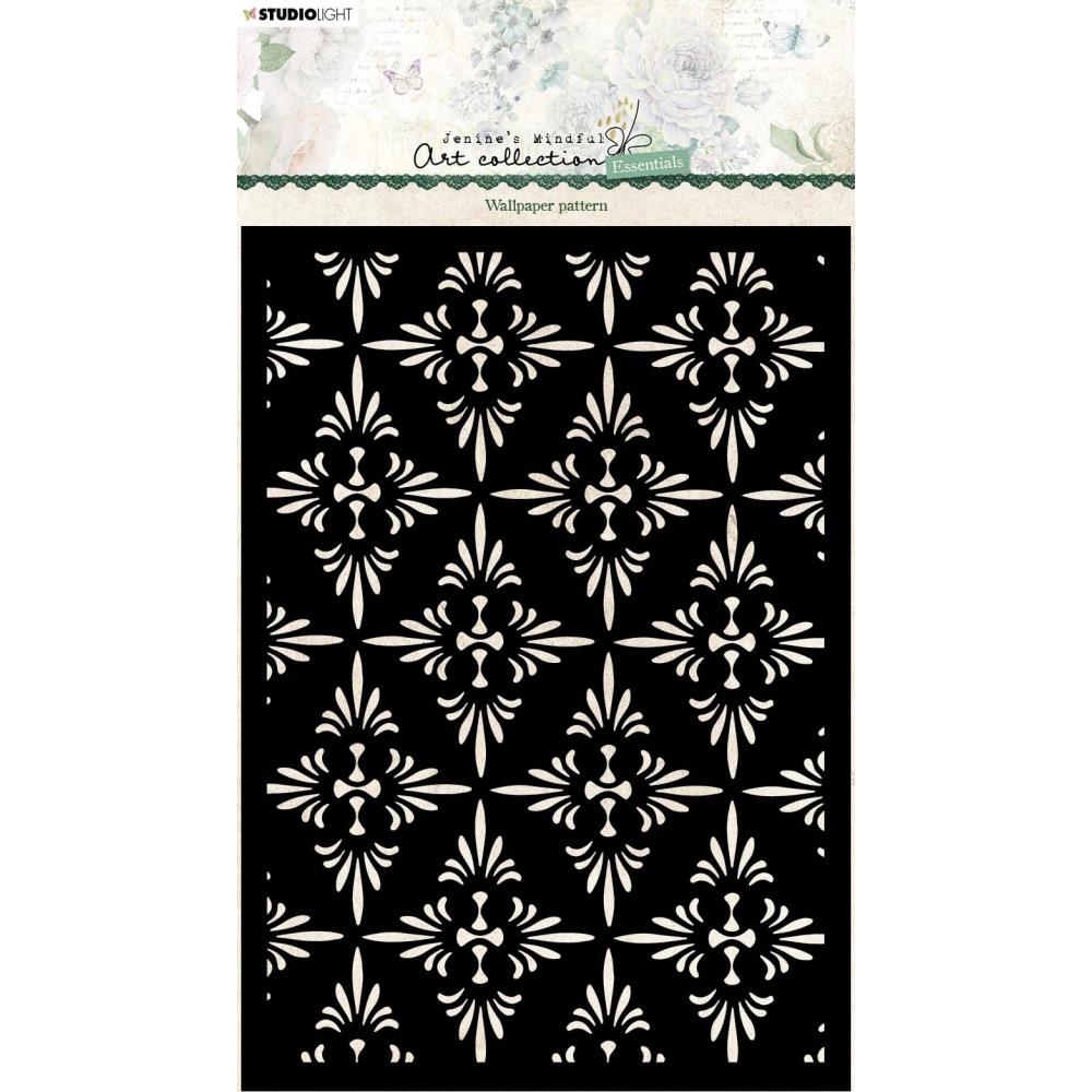 Wallpaper Pattern A5 Stencil No. 76 | Jenine's Mindful Art
