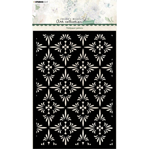 Wallpaper Pattern A5 Stencil No. 76 | Jenine's Mindful Art
