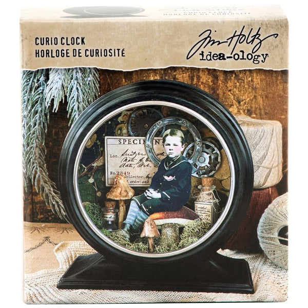 Horloge Curio Noir Mat| idée-ologie