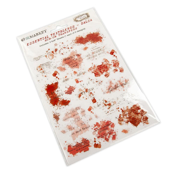 Salsa Textblends 6x8 Rub-ons | Color Swatch
