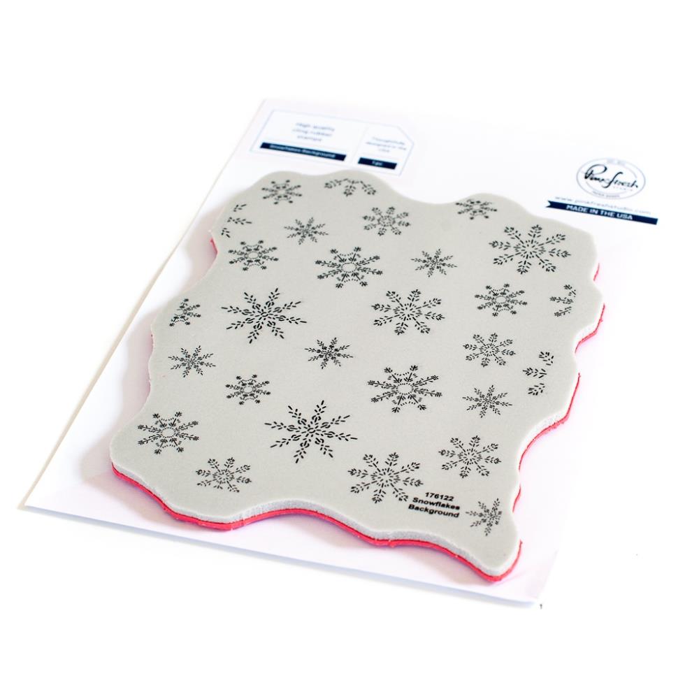 Snowflakes Cling Stamp and Die Set