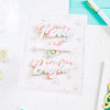 Snowflakes Cling Stamp and Die Set