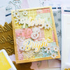 Snowflakes Cling Stamp and Die Set