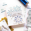 Snowflakes Cling Stamp and Die Set