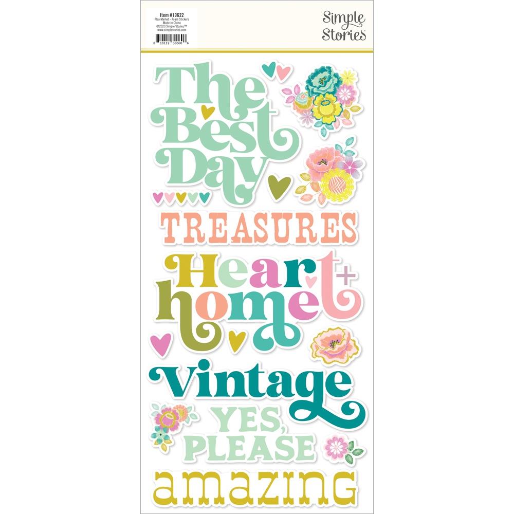 Flea Market Foam Stickers {clearance}