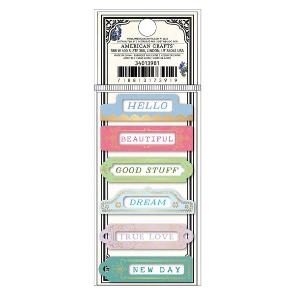 Brighton Layered Label Stickers