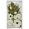 Nature's Bounty Cream Paper Flowers