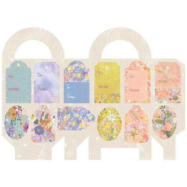 Summer Sorbet Gift Bags + Tags 12x8 Die Cut Paper Pad