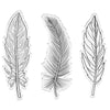 Heavenly Boho Feathers Stamp + Die Set | Sara Davies
