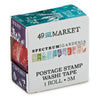 Spectrum Gardenia Colored Postage Washi Roll {clearance}