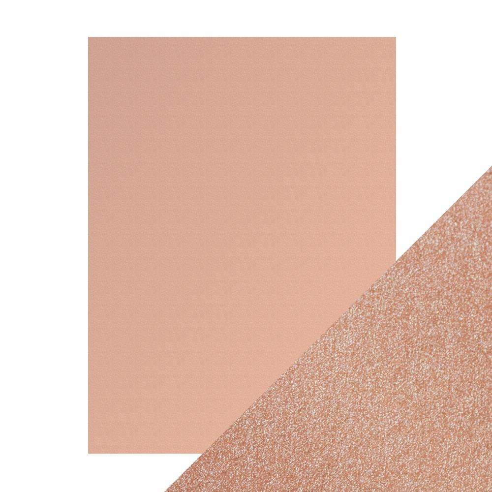 Blushing Pink Pearlescent 8.5x11 Cardstock 5pk