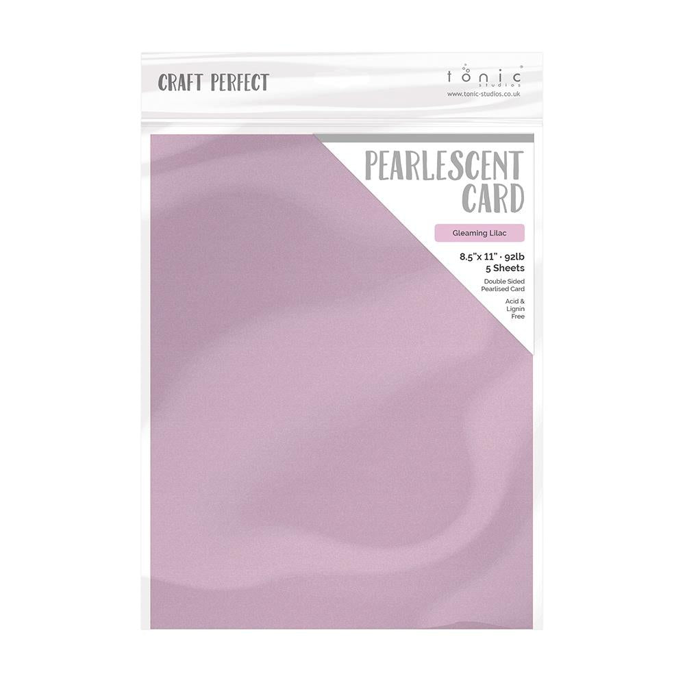 Gleaming Lilac Pearlescent 8.5x11 Cardstock 5pk