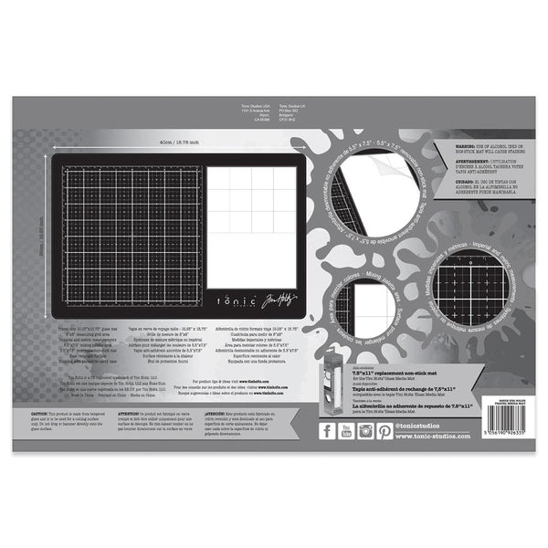 Glass Media Mat | Travel Size