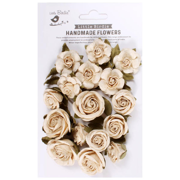Ivory Fiona Paper Flowers