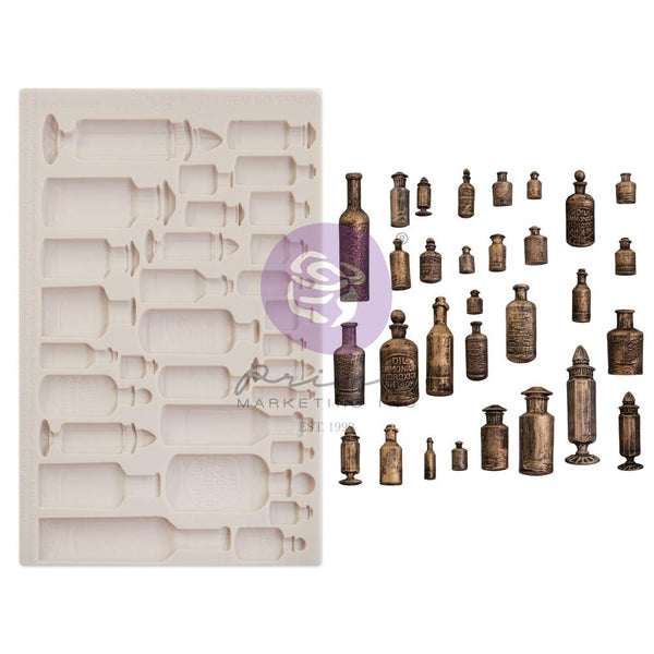 Apothecary Bottles Silicone Mould {Finnabair}