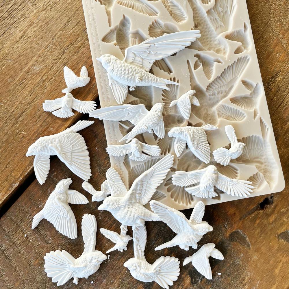 Flocking Birds Silicone Mould | Finnabair