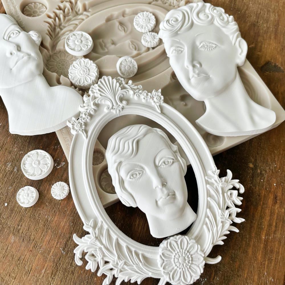 Vintage Ladies Silicone Mould | Finnabair