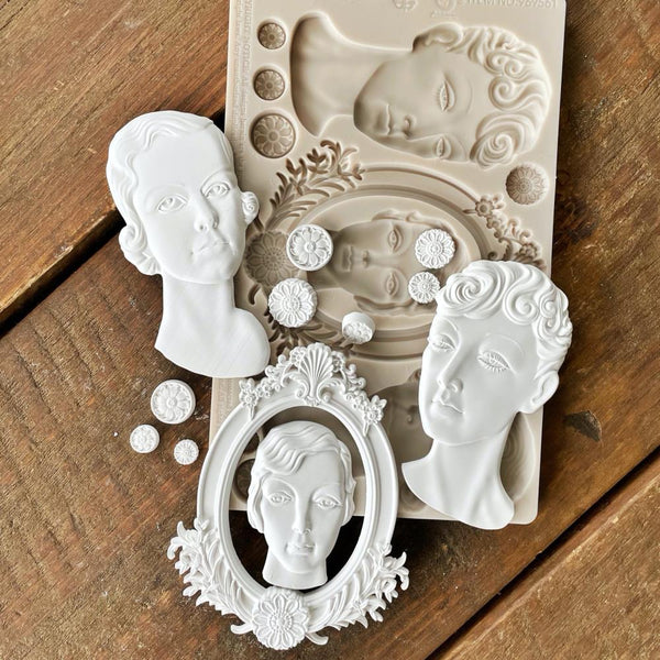 Vintage Ladies Silicone Mould | Finnabair