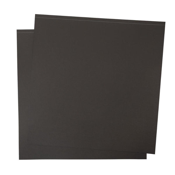 Midnight Black 12x12 Textured Cardstock