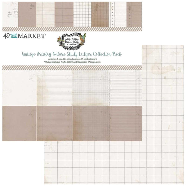 Ledger 12x12 Double-Sided Cardstock Pack | Nature Study