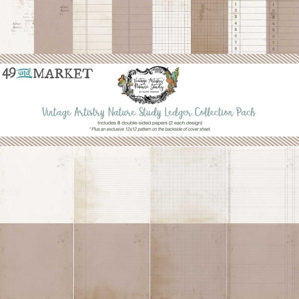 Ledger 12x12 Double-Sided Cardstock Pack | Nature Study