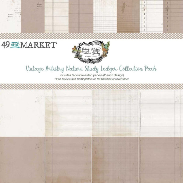 Ledger 12x12 Double-Sided Cardstock Pack | Nature Study