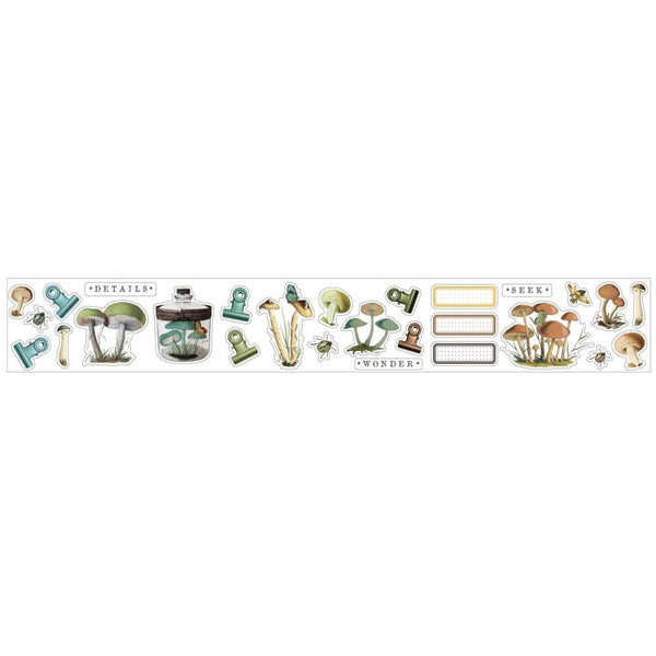 Mushroom Washi Stickers | Nature Study