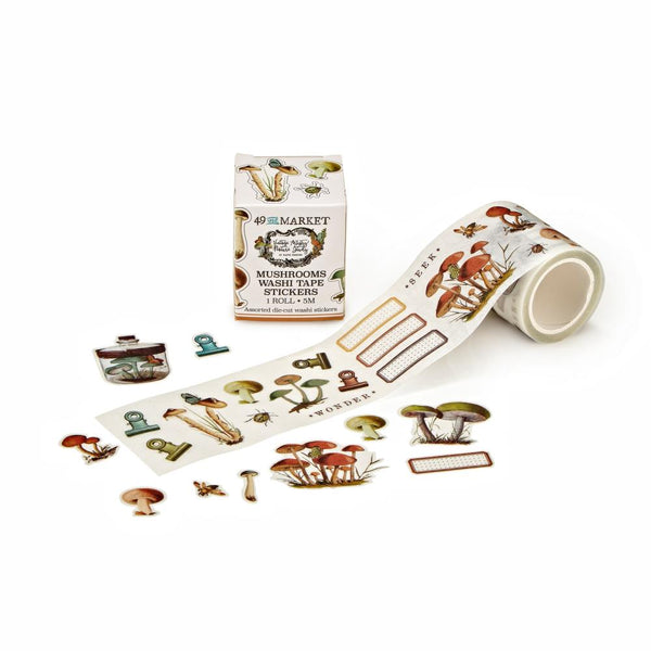 Mushroom Washi Stickers | Nature Study